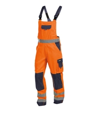 Dassy® Toulouse high visibility overalls med knælommer, grå og orange